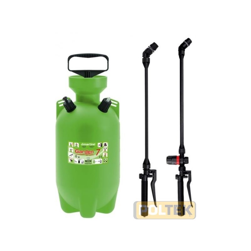 Mary 7 è una pompa a pressione di portata media, adatta ad interventi nel balcone, nel giardino, nell’orto e nelle serre. Il 