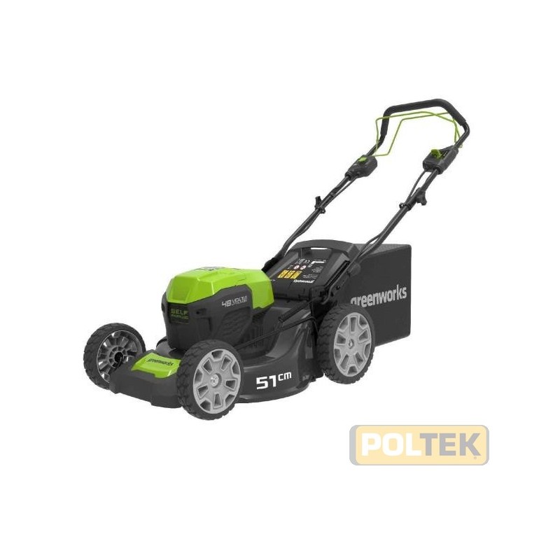 GREENWORKS DVT 48V RASAERBA SEMOVENTE GD48LM51SPIIK5 COMPLET
