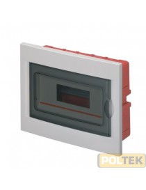 CENTRALINI INCASSO CON PORTA IP40 GRIGIO 12 MODULI