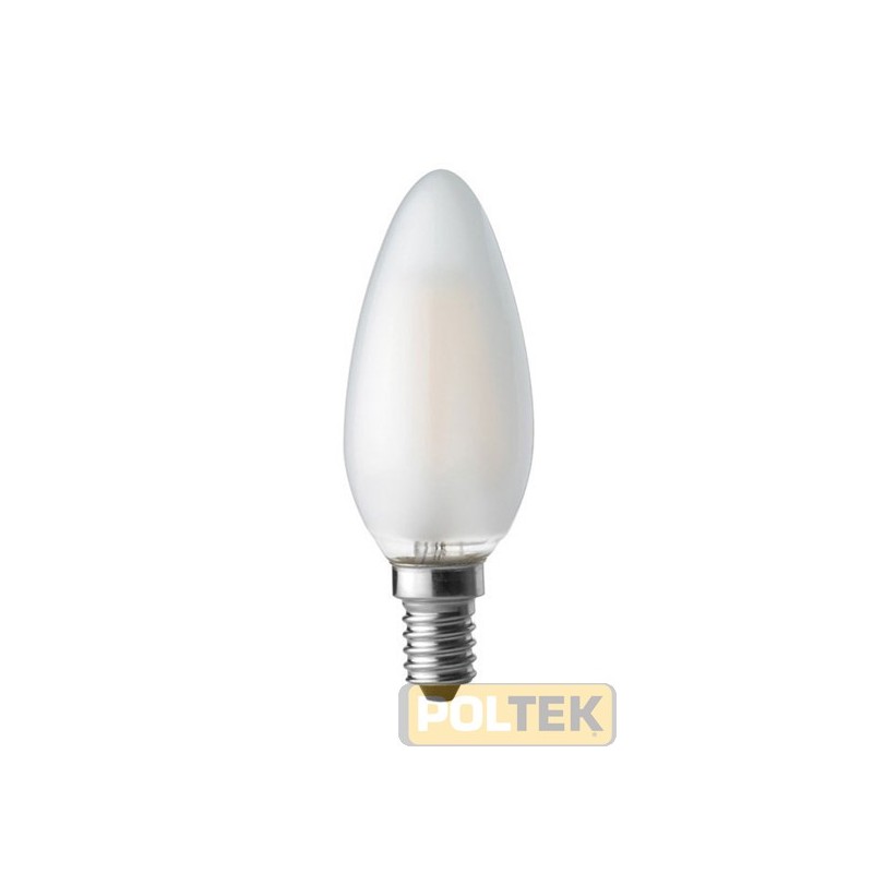 LAMPADA SHOT LED STICK OLIVA SATIN. E14 4W 470lm 2700°K