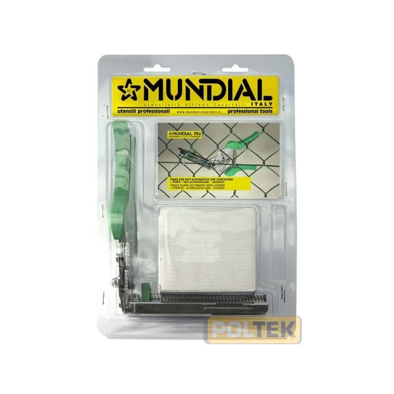 MUNDIAL PINZA RETI AUTOMATICA C/CARICATORE + PUNTI Z 20