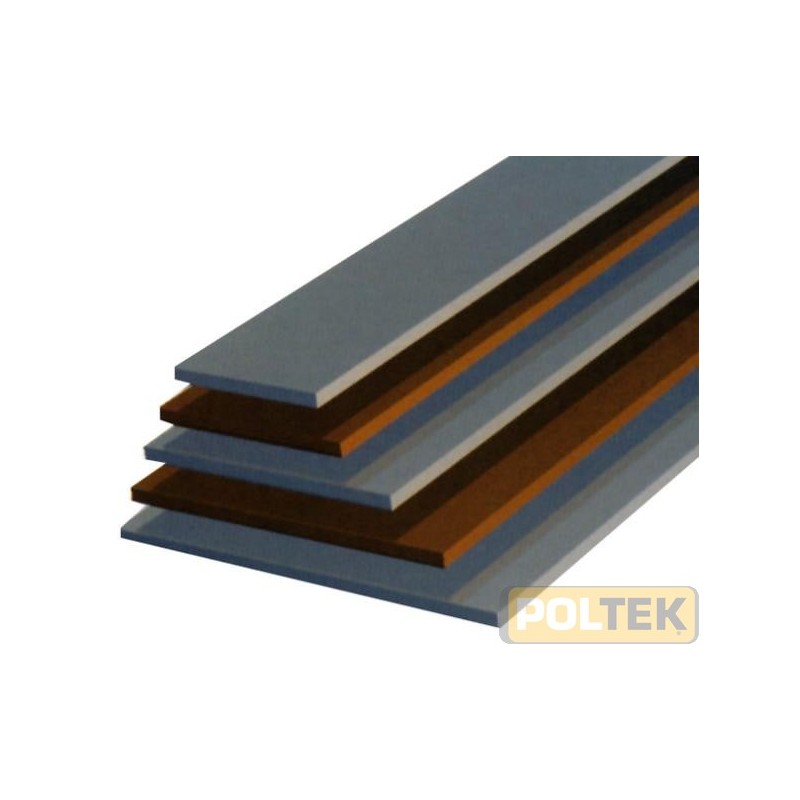 Barra da ml.2 in alluminio anodizzato