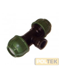 RACCORDO PVC TEE FILETTATO F 90° 32 x 1" x 32