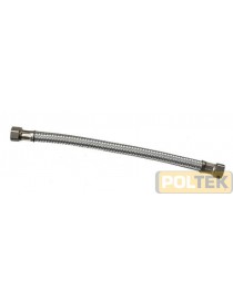 ATTACCHINO FLESSIBILE INOX FF 1/2"-1/2" cm 30