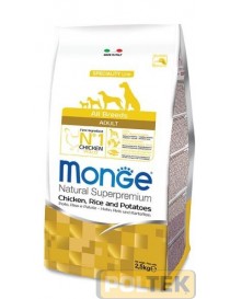 MONGE DOG ALL BREEDS ADULT POLLO RISO PATATE Kg.12
