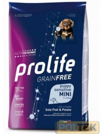 PROLIFE DOG GRAIN FREE PUPPY MINI SENS SOLE FISH&POTATO 600g