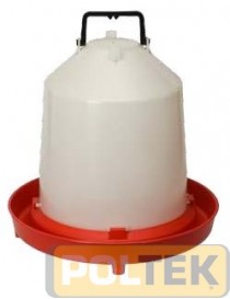 ABBEVERATOIO PLASTICA CON MANICO e TAPPO 5 Lt - Ø 30 cm