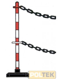 PALETTO PVC B/R h. 90 SENZA BASE