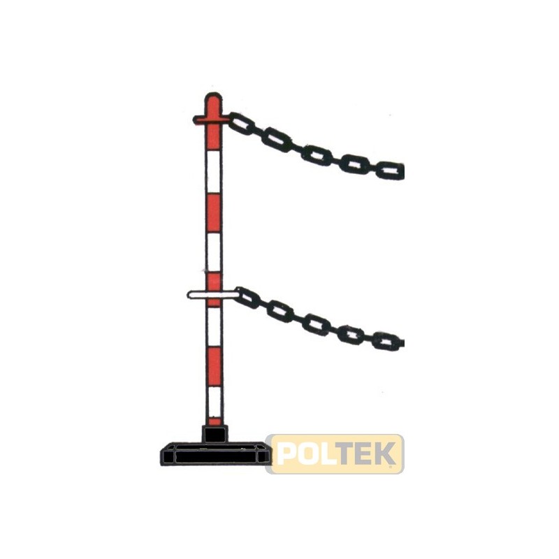 PALETTO PVC B/R h. 90 SENZA BASE