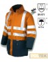 GIACCONE ISSA ALTA V. ARANCIO-BLU TRIPLO USO EN471 tg. XL
