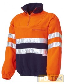 PULLOVER ALTA VISIBILITA' ARANCIO-BLU EN471/03 tg. S