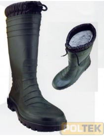STIVALE PVC VERDE IMBOTTITO tg. 40