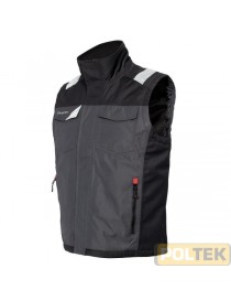 GILET ISSA LUCKY GRIGIO/NERO tg. M
