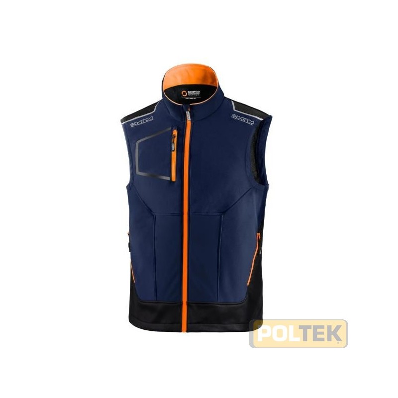 GILET SPARCO TECH ILLINOIS BLU/ARANCIO tg. XXL