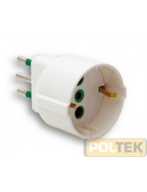 ADATTATORE FME SCHUKO 2P+T 10A