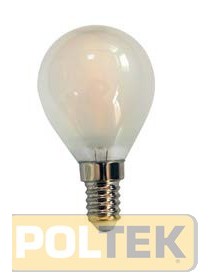 LAMPADA SHOT LED STICK SFERA SATIN. E14 4W 470lm 2700°K