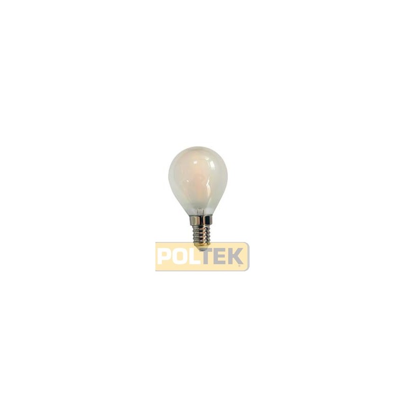 LAMPADA SHOT LED STICK SFERA SATIN. E14 4W 470lm 2700°K