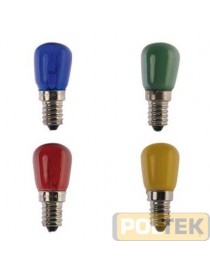 LAMPADA AIRAM PERA CHIARA E14 LED 1,5W ROSSO