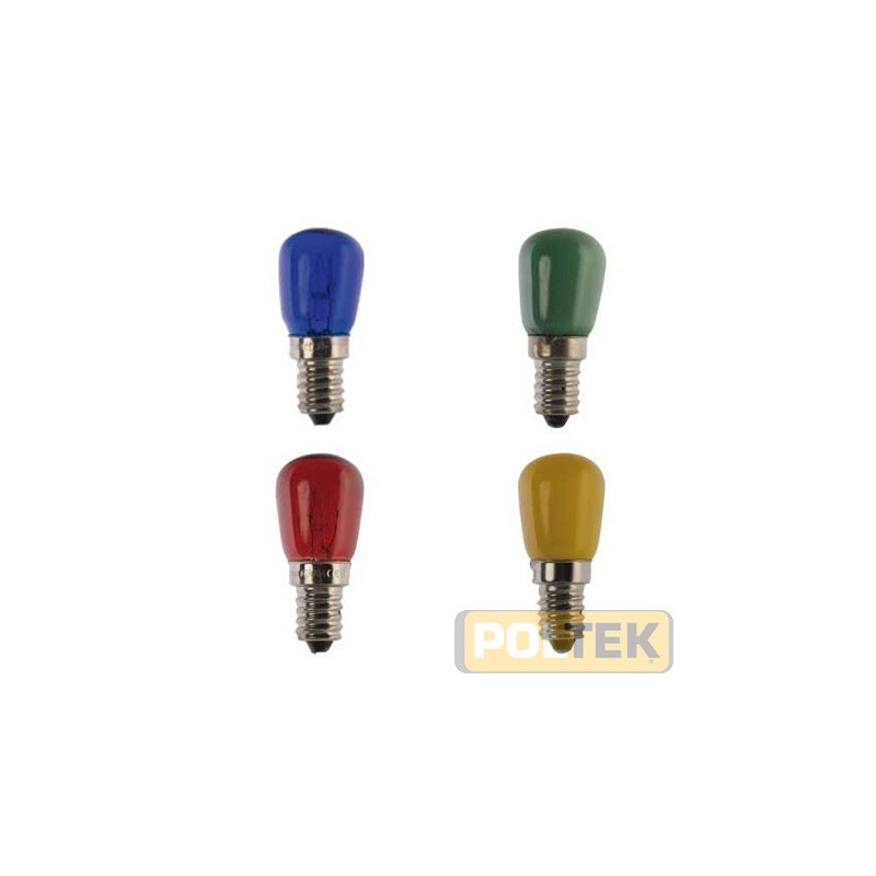 LAMPADA AIRAM PERA CHIARA E14 LED 1,5W ROSSO