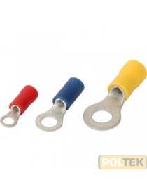 ELEMATIC TERMINALE OCCHIELLO sez. 4-6 x d. 4,3mm GIALLO