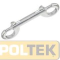 MOSCHETTONE DOPPIO INOX A4 mm.120