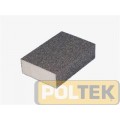 SPUGNA ABRASIVA 4 LATI mm 90x70x25 grana 60 MEDIA
