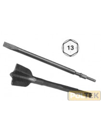 SCALPELLO DEM HIKOKI ESAG. 17 C/COLLARE mm 400x25