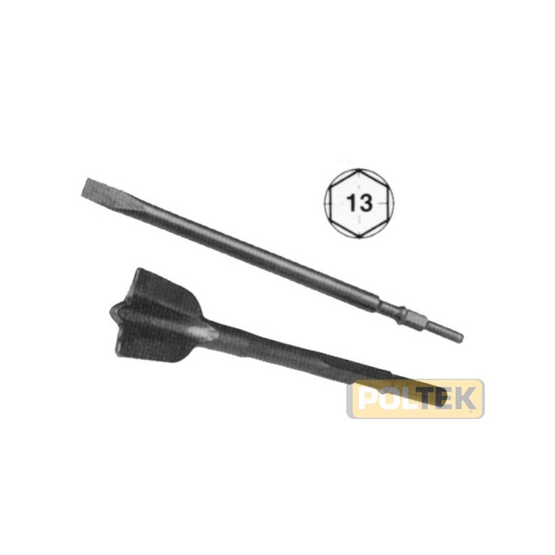 SCALPELLO DEM HIKOKI ESAG. 17 C/COLLARE mm 400x25