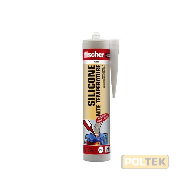 FISCHER SILICONE ALTE TEMPERATURE SAT NERO ml 310