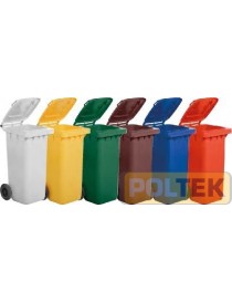 BIDONE IMMONDIZIA lt 120 mm 480x550x935 GIALLO