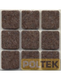 FELTRINO ADESIVO MARRONE mm 50x100 (bl. pz.1)