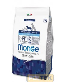 MONGE DOG MEDIUM PUPPY JUNIOR Kg. 3