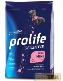 PROLIFE DOG SENSITIVE LAMB & RICE MINI 2kg