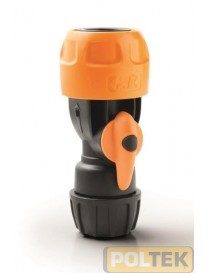 GF RACCORDO PORTAGOMMA C/RUBINETTO 1/2"-5/8" BLISTER