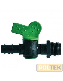 RUBINETTO DI LINEA mm 16 x 3/4" M