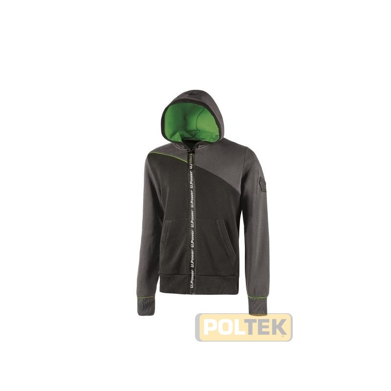 FELPA U-POWER JUPITER ASPHALT GREY tg. XL