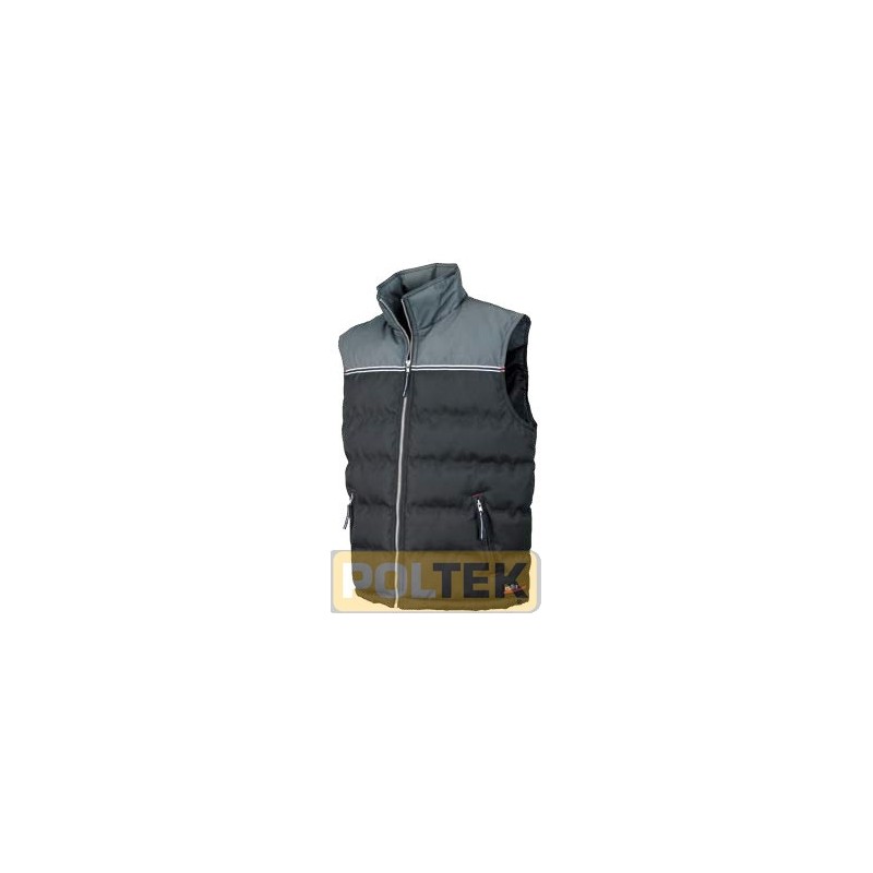 GILET ISSA MULTITASCHE OCEAN NERO GRIGIO tg. M