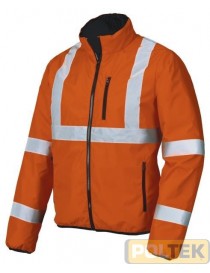 BOMBER ISSA ALTA V. ARANCIO/BLU REVERSIBILE EN471 tg. L