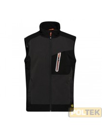 GILET DIADORA VEST CARBON TECH GRIGIO ASF. tg .L