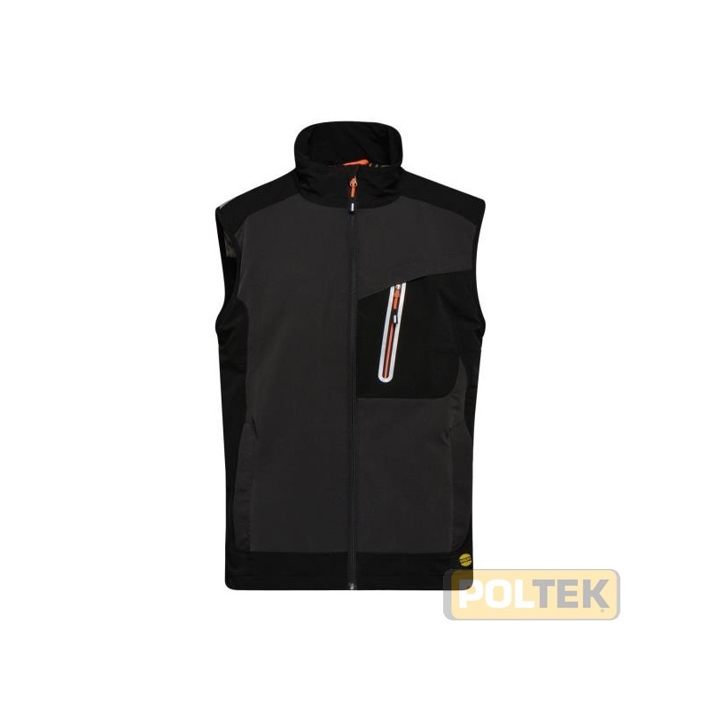 GILET DIADORA VEST CARBON TECH GRIGIO ASF. tg .L