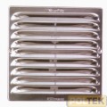 GRIGLIA AERAZIONE INOX QUADRATA mm 230x230