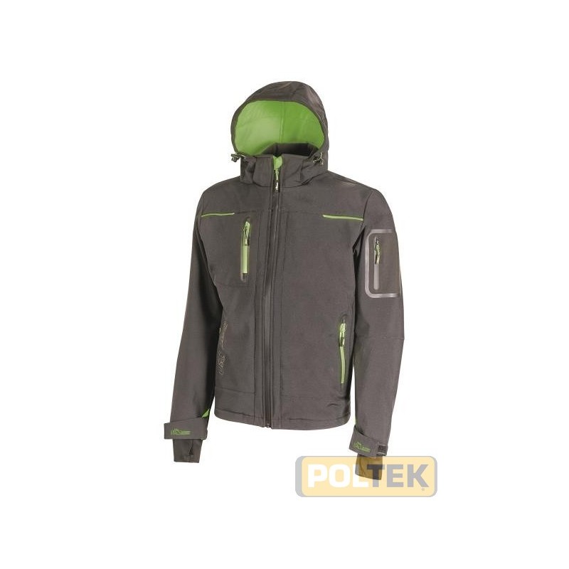 GIACCA U-POWER SPACE ASPHALT GREY/GREEN tg. L