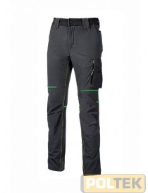 PANTALONE U-POWER WORLD ASPHALT GREY/GREEN tg. XXL