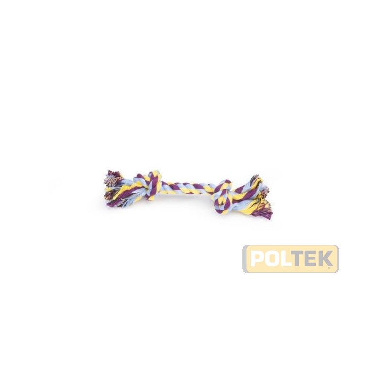 Cotonosso intrecciato, robusto e resistente, con due nodi alle estremità.