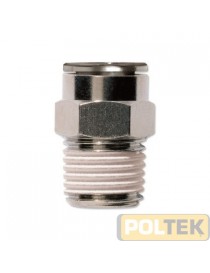 RACCORDO RAPIDO PER TUBO DRITTO MASCHIO CONICO 1/4 d. 8