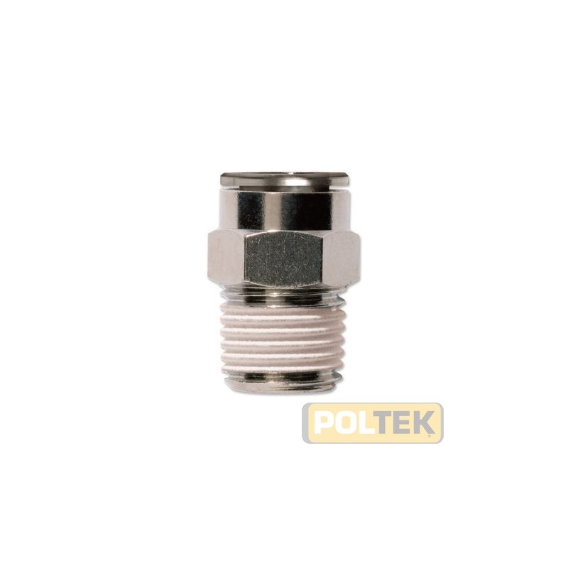 RACCORDO RAPIDO PER TUBO DRITTO MASCHIO CONICO 1/4 d. 8