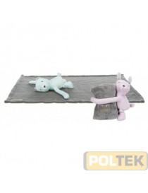 TRIXIE JUNIOR SET COCCOLOSO 75X50cm Grigio/menta