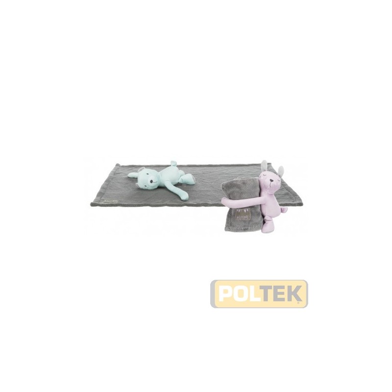 TRIXIE JUNIOR SET COCCOLOSO 75X50cm Grigio/menta