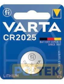 VARTA BATTERIA BUTTON LITHIUM CR2025 3V