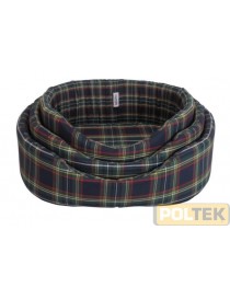 CAMON CUCCIA OVALE SCOZZESE BLU 68 CM